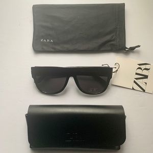 NWT Zara Sunglasses with Gold Accents